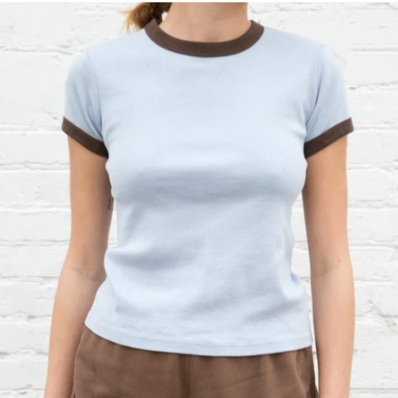 Tops Look Alike Hailie Trimming Brandy Melville Top Poshmark